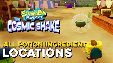 Spongebob Squarepants The Cosmic Shake All Potion Ingredient Locations Gary S Side Quest Guide