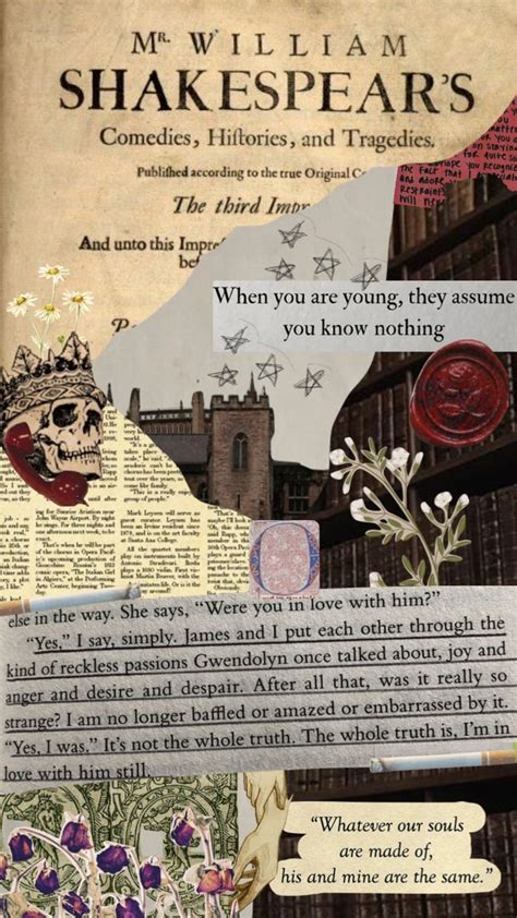 An Altered Collage Of Shakespeare S Words And Pictures With The Title