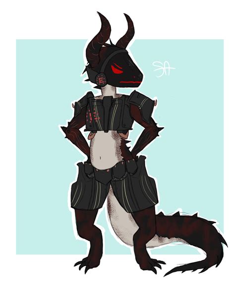 My BF made my dream sona say hello to XM118 the deathclaw proto : r