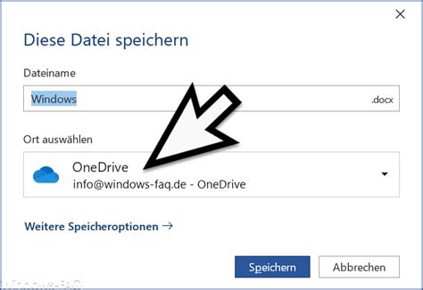 Onedrive Speicherort Ausschalten Im Microsoft Word Windows Faq