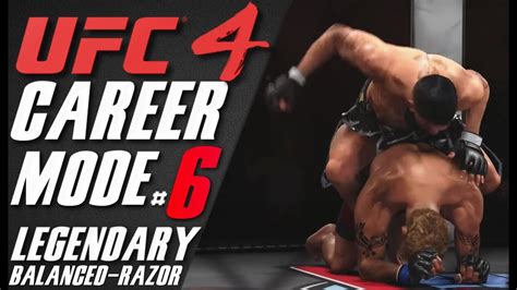 Ufc 4 Career Mode 6 Legendary Playing To My Strengths Youtube