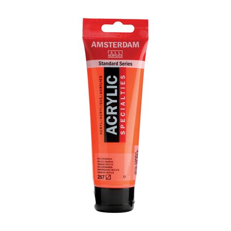 Amsterdam Standard Series Acrylic Paint 120ml Reflex Orange Walmart