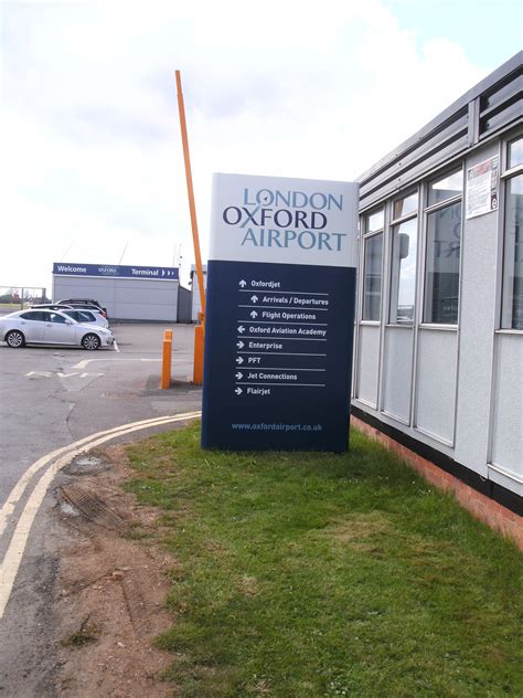 Oxford Airport New Directional Signage Fusion Signs