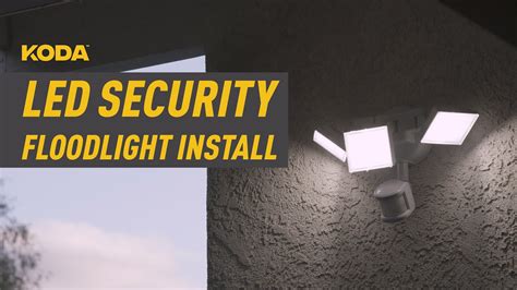 How To Install Led Security Flood Light Homeminimalisite