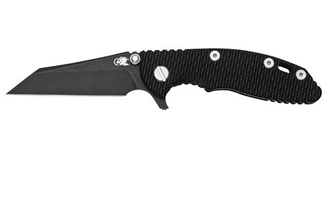 Rick Hinderer XM 18 3 Wharncliffe 20CV Battle Black DLC Black G10