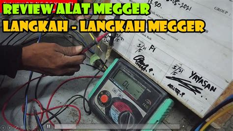 Review Alat Megger Dan Langkah Langkah Megger YouTube