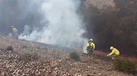 Extinguido El Incendio Forestal En Cumbres De San Bartolom Tinto