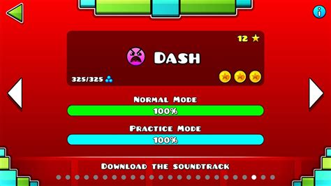 Geometry Dash: How To Beat "Dash" With All Coins | Dashword