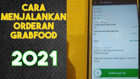 Cara Menjalankan Orderan Grabfood Youtube