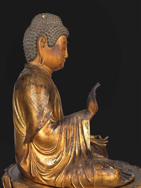 13th Century Giltwood Buddhist Figure For Sale At 1stDibs