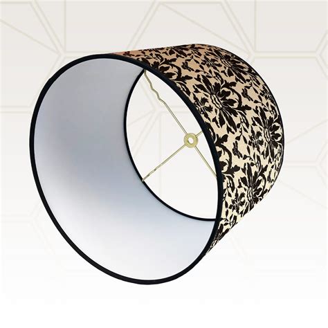 Black Drum Lamp Shade