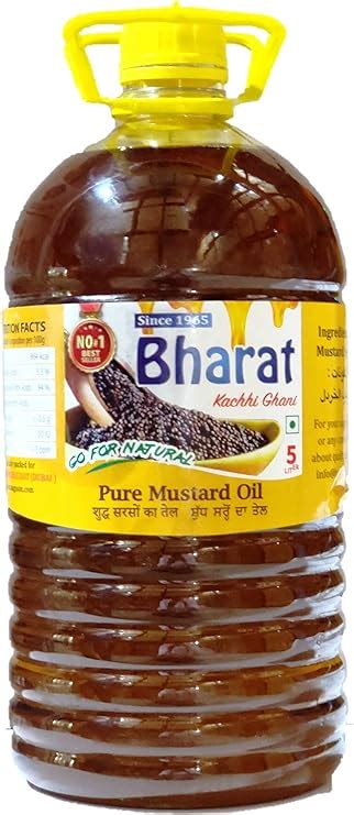 Bharat Pure Mustard Oil The Finest Kachi Ghani Mustard Cooking Oil