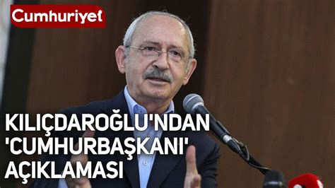 Kemal Kılıçdaroğlu ndan canlı yayında flaş Cumhurbaşkanlığı