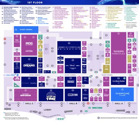 Full Map Revealed For D23 Expo 2022 Disney By Mark