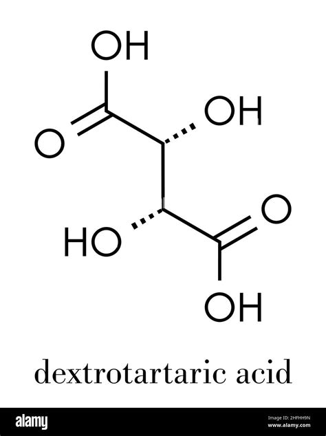 Tartaric acid formula Stock Vector Images - Alamy