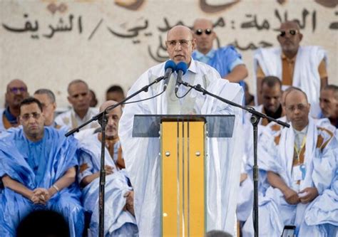 Mohamed Ould Cheikh El Ghazouani Passe En Revue Atar Les Grandes