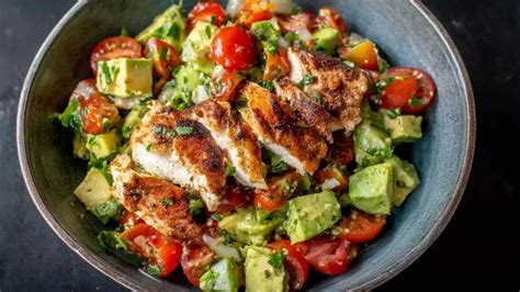 healthy avocado chicken salad recipe
