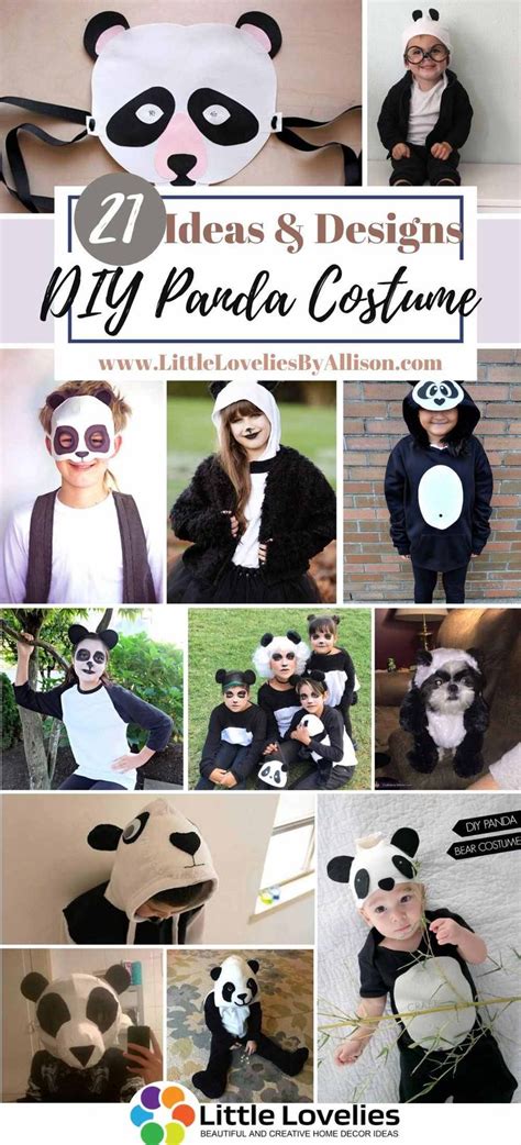 21 DIY Panda Costume – How To Make A Homemade Panda Costume | Panda ...