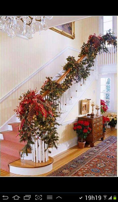 Pin By Maria Amaral Nogueira On Natal Christmas Banister Christmas