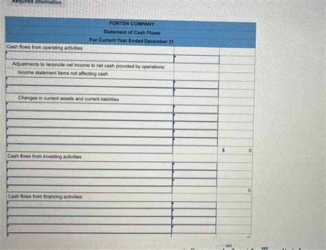 Solved Forten Companys Current Year Income Stat Solutioninn