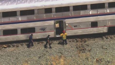 California Amtrak Train Derails After Colliding With Vehicle