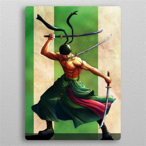 Roronoa Zoro Displate Metal Poster Metal Print A Must Have One