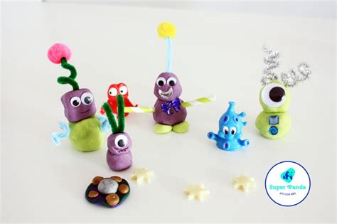 Create An Alien Mini Play Dough Kit Etsy