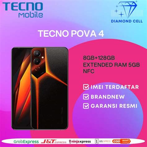 Tecno Pova Gb Garansi Resmi Tahun Display Type Ips Lcd