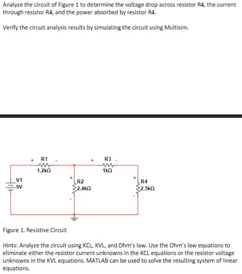 Solved Analyze The Circuit Of Figure 1 To Determine The