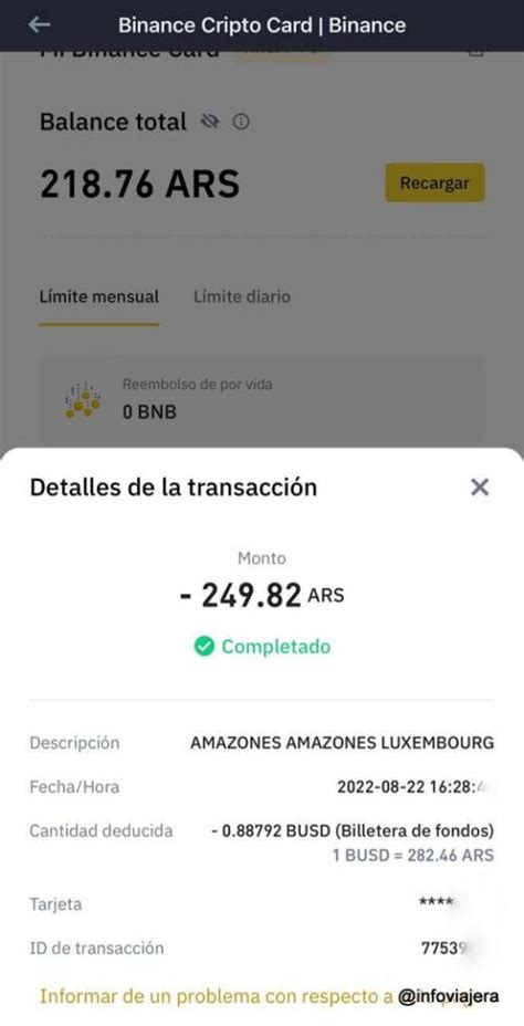 Probando La Poco Clara Tarjeta Mastercard De Binance Argentina Info