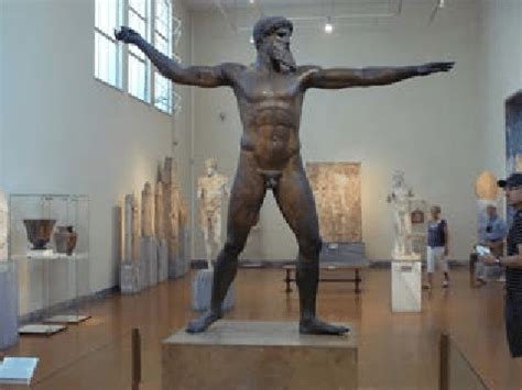 Zeus Poseidon From Artemision Bronze Ca Bc Athens National