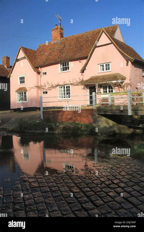 The Splash, in Kersey, Suffolk Stock Photo - Alamy