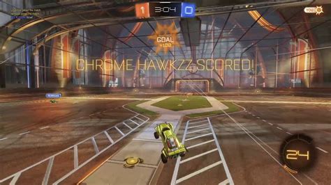 Chrome Hawkzz Playing Rocket League On Xbox One Youtube