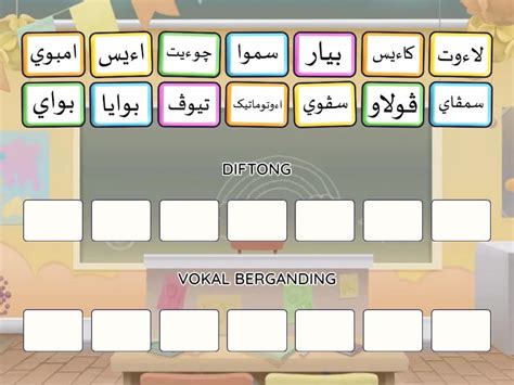 kuiz jawi upkk tajuk diftong  vokal berganding group sort