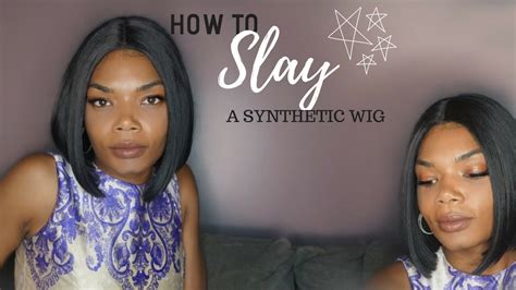 How To Slay Synthetic Wig Bobbi Boss Lyna Youtube