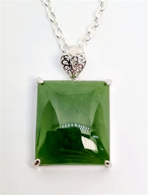 Rectangle Greenstone Pendant Rocks And Diamonds Taupo