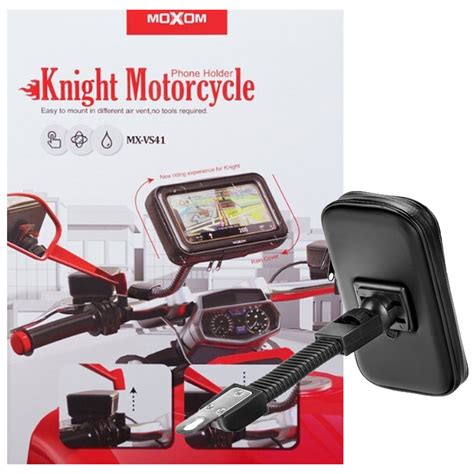 Moxom MX-VS41 Knight Motorcycle Phone Holder 360 Degree Waterproof ...