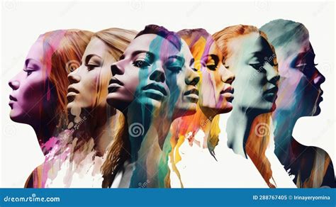 Women S Equality Day Art Banner Poster Many Diverse Women Of Different