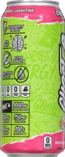 Ghost® Zero Sugar Warheads® Watermelon Energy Drink Can, 16 fl oz - Kroger