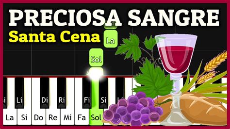 Preciosa Sangre Sangre Que Me Da La Paz Piano Tutorial Acordes