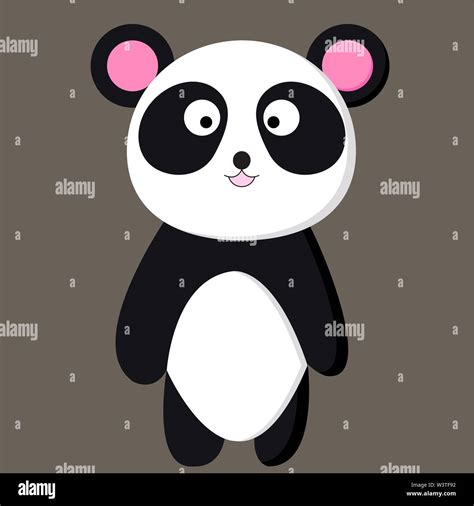 Cute Cartoon Pandas With Big Eyes To Draw