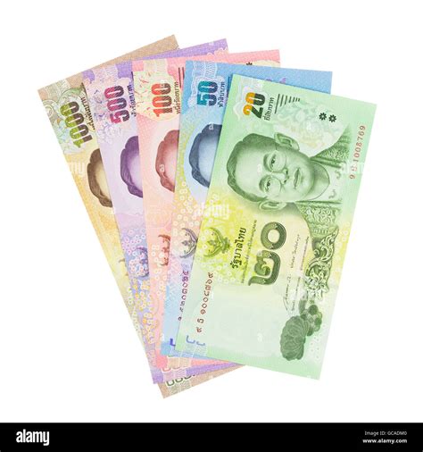 Thai banknotes in various denominations Stock Photo - Alamy