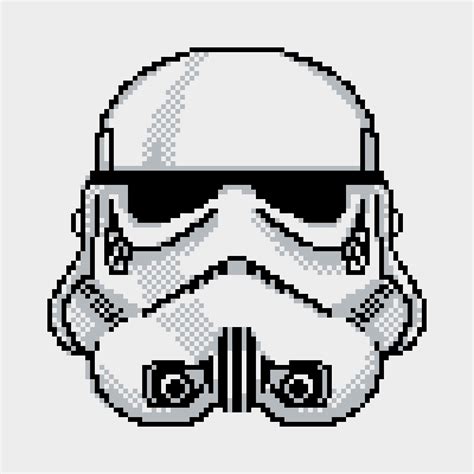 Pixilart Stormtrooper Helmet By Mrjones