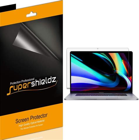 Supershieldz Paquete de 3 diseñado para MacBook Pro de 16 pulgadas