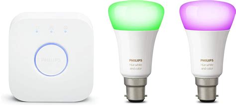 Philips Hue White And Colour Ambiance Mini Starter Kit B22 Bayonet Cap