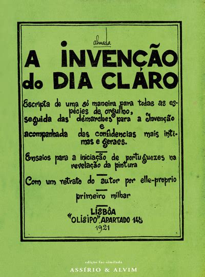 A Inven O Do Dia Claro Jos De Almada Negreiros Compra Livros Na