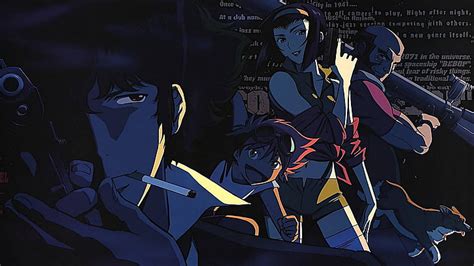 Hd Wallpaper Anime Illustration Cowboy Bebop Spike Spiegel Faye