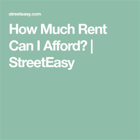 How Much Rent Can I Afford Budgeting For An NYC Rental Affordable