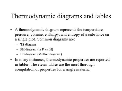 Advanced Thermodynamics Thermodynamic Properties Of Fluids Property Relations