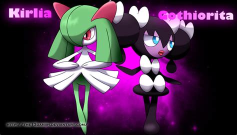 Kirlia And Gothorita By The13daniih On Deviantart